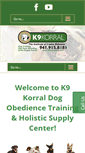 Mobile Screenshot of k9korralsrq.com